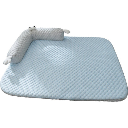 Summer Cooling Mat Sleeping Pad Pet Bed Mats Breathable and Absorbent Suitable for Small and Medium-Sized Cats and Dogs